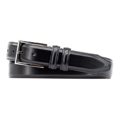 Black Martin Dingman Men's Samuel Leather Belt