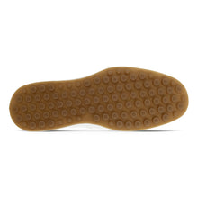 Load image into Gallery viewer, Camel Cognac Brown With White Ecco Men&#39;s S Lite Moc Slip On Perforated Nubuck Casual Loafer Sole View
