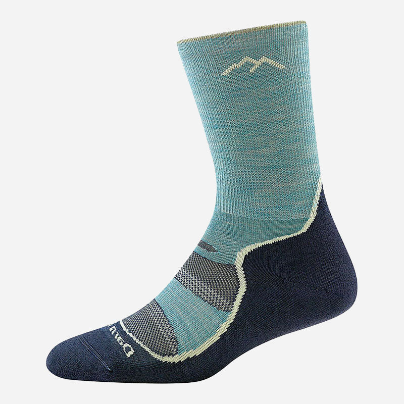 Hiker Micro Crew With Light Cushion Aqua