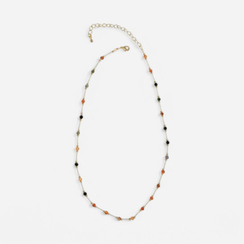 Radiant Beaded Necklace Multicolor