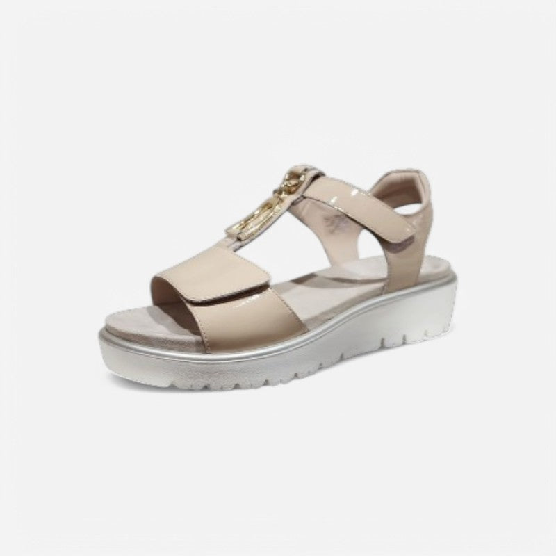 Belize Nude Patent Leather