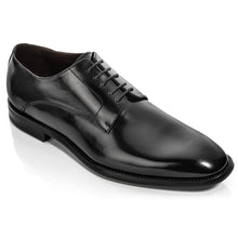 Load image into Gallery viewer, Black To Boot New York Men&#39;s Amedeo Leather Dress Plain Toe Oxford Profile View

