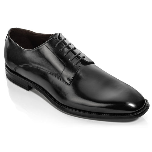 Black To Boot New York Men's Amedeo Leather Dress Plain Toe Oxford Profile View