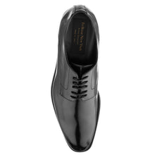Load image into Gallery viewer, Black To Boot New York Men&#39;s Amedeo Leather Dress Plain Toe Oxford Top View
