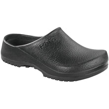 Load image into Gallery viewer, Black Birkenstock Men&#39;s Super Birki Polyurethane Clog Profile View
