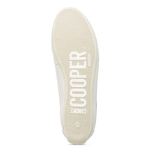Load image into Gallery viewer, White Candice Cooper Women&#39;s Rock T Bar Leather Sporty Strappy Sandal Sole View
