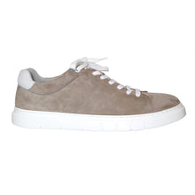 Load image into Gallery viewer, Taupe Tan With White Gabor Men&#39;s Sneaker 1023 Suede Casual Sneaker Side View
