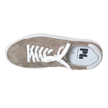 Load image into Gallery viewer, Taupe Tan With White Gabor Men&#39;s Sneaker 1023 Suede Casual Sneaker Top View
