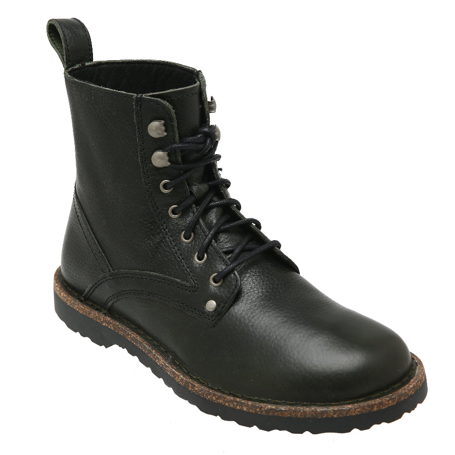 Black Birkenstock Women's Bryson Leather Combat Boot