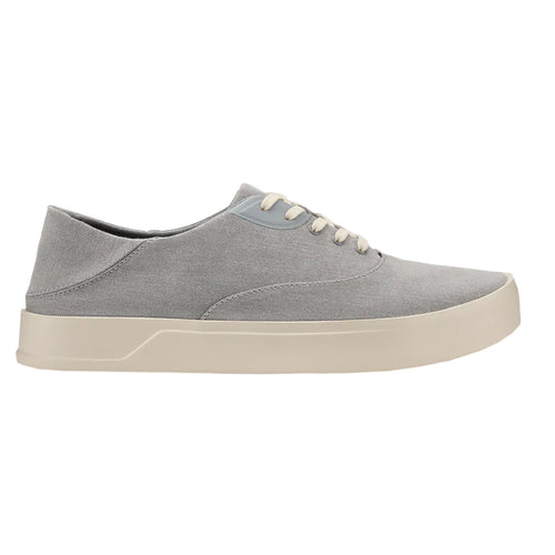 Cooler Grey With Off White Sole Olukai Men's Tradewind Linen Casual Sneaker