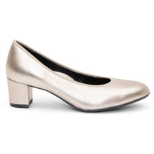 Load image into Gallery viewer, Platinum Ara Women&#39;s Kendall Metallic Leather Pump Side View
