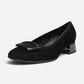 Gale Black Kid Suede