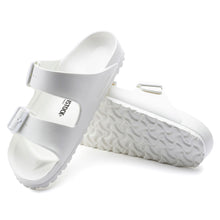 Load image into Gallery viewer, White Birkenstock Women&#39;s Arizona Eva Double Strap Sandal Top Sole View
