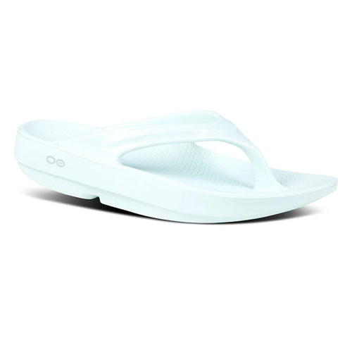 Ice Light Blue Oofos Women's Oolala Closed Cell Foam Thong Sandal