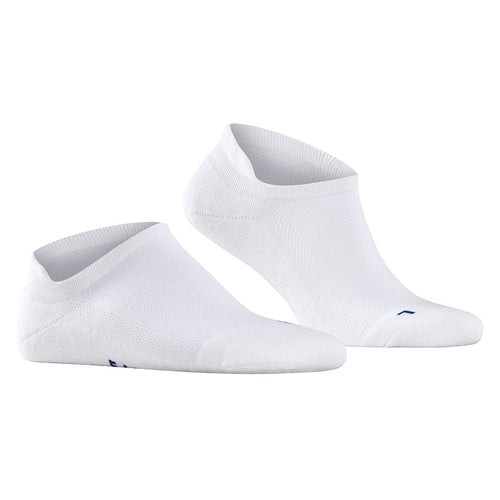 White Falke Men's Cool Kick Ankle Sports Polyester Socks