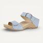 Tanya Sky Nubuck Leather