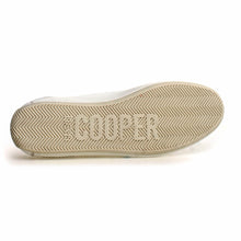 Load image into Gallery viewer, Silver And White Candice Cooper Women&#39;s Dafne Metallic Leather Casual Sneaker Sole View
