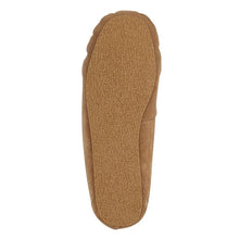 Load image into Gallery viewer, Spice Tan Draper Of Glastonbury Women&#39;s Daisy Suede Moccasin Slipper Shearling Lined Sole View
