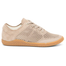 Load image into Gallery viewer, Sand Beige Ara Women&#39;s Noel Bamboo Stretch And Suede Sneaker Side View
