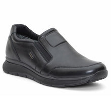 Load image into Gallery viewer, Black Ara Men&#39;s Barry GoreTex Waterproof Leather Casual Slip On Profile View
