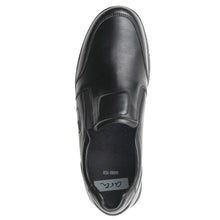 Load image into Gallery viewer, Black Ara Men&#39;s Barry GoreTex Waterproof Leather Casual Slip On Top View
