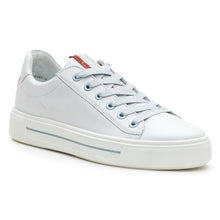 Load image into Gallery viewer, White Ara Women&#39;s Camden Calf Leather Casual Sneaker Profile View
