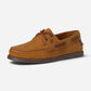 Big Kid's Zeke Boat Shoe Tan Oiled Leather