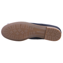 Load image into Gallery viewer, Blau Blue Ara Women&#39;s Scout Samtchevro Ballet Flat With Bow Accent Sole View
