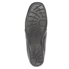 Load image into Gallery viewer, Black Draper of Glastonbury Women&#39;s Frome Waterproof Leather Lace-Up Bootie Sole View
