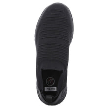 Load image into Gallery viewer, Black Ara Men&#39;s Spokane Water Repellent Knit Casual Slip On Sneaker Top View
