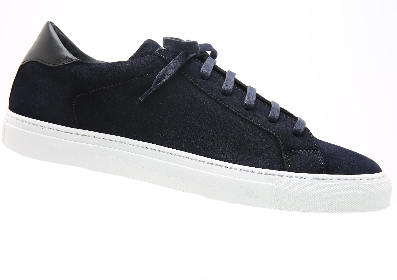 Blue With White Sole To Boot New York Men's Derrick Suede Casual Sneaker