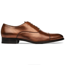 Load image into Gallery viewer, Cuoio Tan To Boot New York Men&#39;s Forley Leather Casual Cap Toe Oxford Side View
