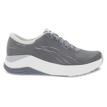 Load image into Gallery viewer, Grey With White Dansko Women&#39;s Pace Mesh And Fabric Athletic Sneaker Side View
