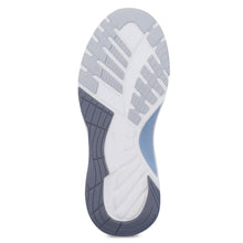 Load image into Gallery viewer, Grey With White Dansko Women&#39;s Pace Mesh And Fabric Athletic Sneaker Sole View
