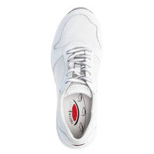 Load image into Gallery viewer, White With Grey Gabor Women&#39;s 46946 Mesh And Samtchevreau Casual Sneaker Top View
