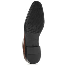 Load image into Gallery viewer, Crust Marrone Brown With Black Sole To Boot NY Men&#39;s Amedeo Casual Leather Oxford Sole View
