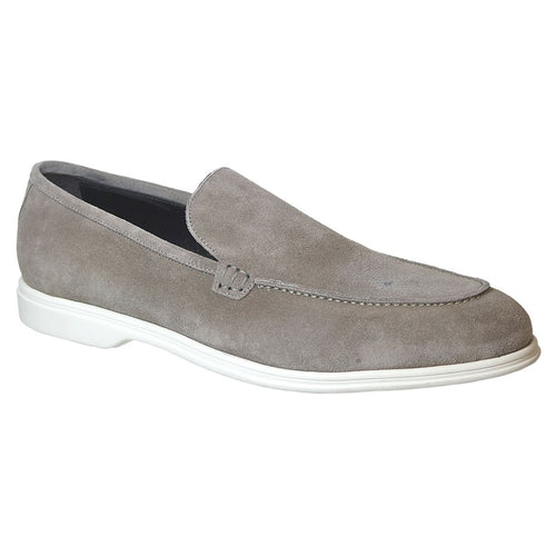Ardesia Grey With White Sole To Boot New York Men's Cassidy Suede Casual Loafer