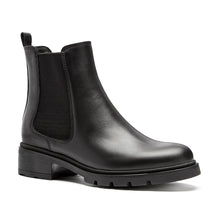 Load image into Gallery viewer, Black La Canadienne Women&#39;s Sorento Waterproof Leather Chelsea Boot Profile View
