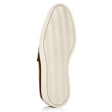 Load image into Gallery viewer, Marrone Brown With White Sole To Boot New York Men&#39;s Salina Casual Penny Loafer Sole View
