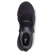 Load image into Gallery viewer, Black With Grey ON Men&#39;s Cloudwander Waterproof Mesh Hiking Shoe Top View
