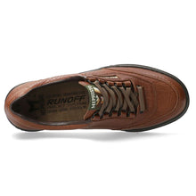 Load image into Gallery viewer, Tan With Brown Mephisto Men&#39;s Match Leather Casual Shoe Top View

