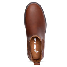Load image into Gallery viewer, Oak Brown Eastland Men&#39;s Norway Leather Chelsea Boot Top View

