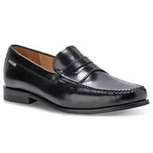 Load image into Gallery viewer, Black Eastland Men&#39;s Bristol Leather Dress Casual Penny Loafer Profile View
