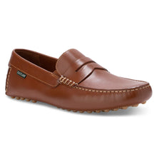 Load image into Gallery viewer, Tan Eastland Men&#39;s Henderson Leather Driving Moc Profile View
