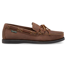 Load image into Gallery viewer, Bomber Brown With Black Sole Eastland Men&#39;s Leather Boat Shoe Side View
