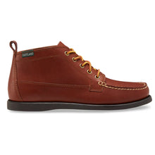 Load image into Gallery viewer, Tan With Black Sole Eastland Men&#39;s Seneca Leather Low Lace Up Ankle Boot Side View
