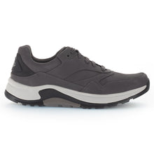 Load image into Gallery viewer, Iron Grey With White And Black Gabor Men&#39;s 8005-15-Trainer Nubuck Casual Sneaker Side View
