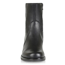 Load image into Gallery viewer, Black La Canadienne Women&#39;s Perla Waterproof Leather Block heel Ankle Boot Front View
