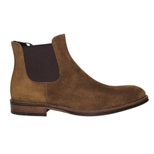Load image into Gallery viewer, Sigaro Brown To Boot New York Men&#39;s Shelby II Suede Chelsea Boot Side View
