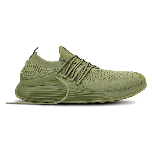 Earth Green Lane Eight Men's Ad1 Trainer Recycled Knit Athletic Sneaker Vegan Side View